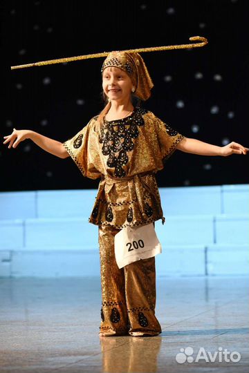 Костюм детский для восточного танца Фолк Саиди