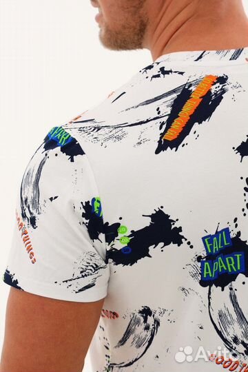 Футболка 006 - белый. Оптом