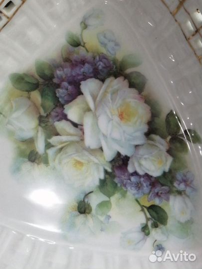 Ваза Фруктовница Салатник Англия LanSwel фарфор