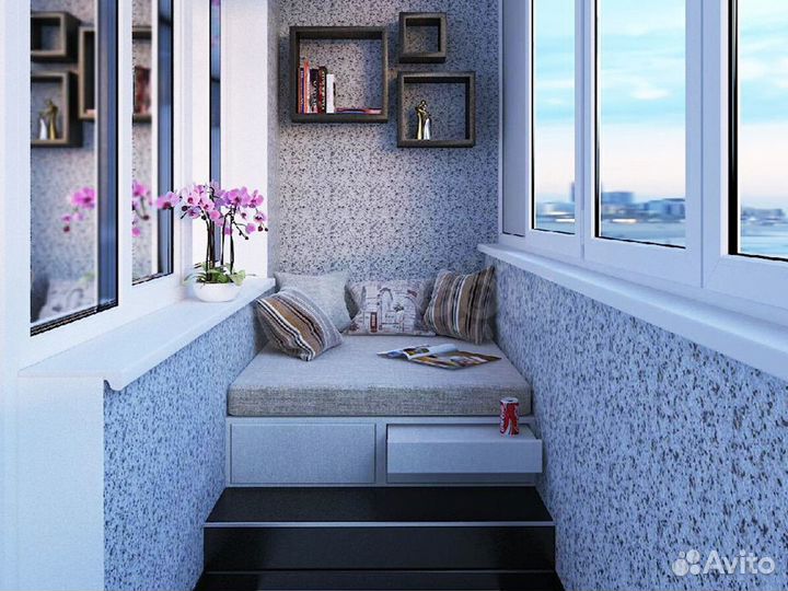 Лоджия с отделкой