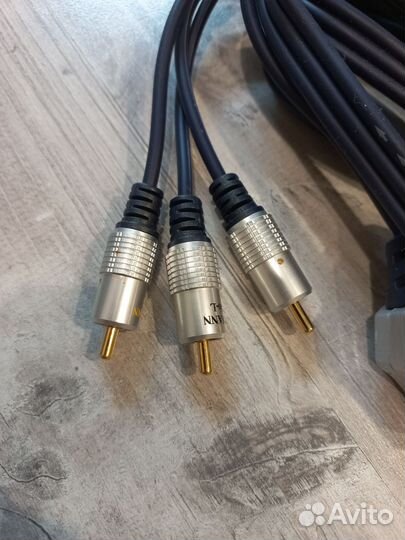 Кабель Scart-3RCA