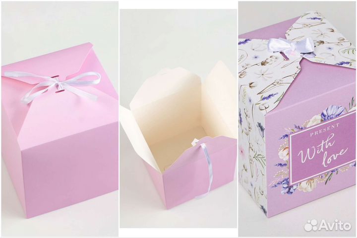 Новые коробки подарочные складные