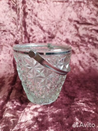 Стеклянные предметы сервировки времени СССР