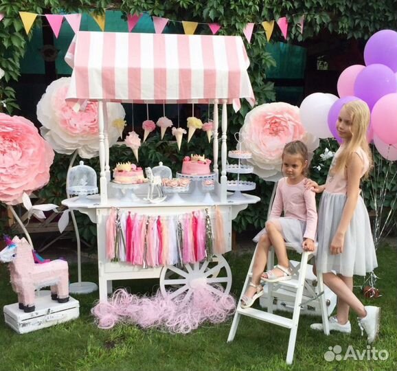 Тележка кенди бар на праздник