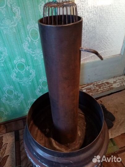 Печь буржуйка из дисков