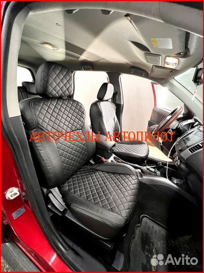 Чехлы Автопилот Mitsubishi Outlander XL из экокожи