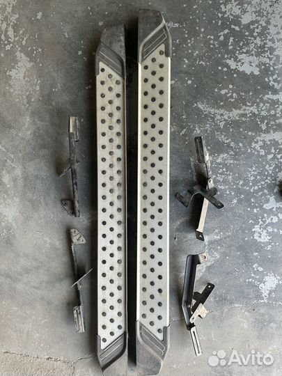 Подножки пороги на renault duster