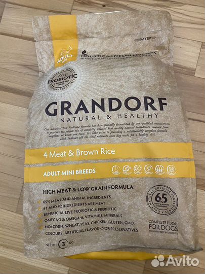 Корм для собак Грандорф 3 кг