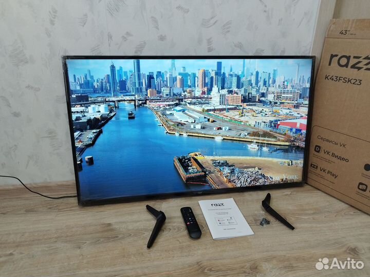 Телевизор новый SMART TV razz 43