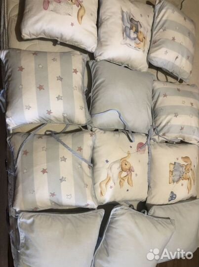 12 подушек(бортики ) lappetti