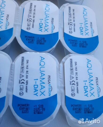 Линзы контактные однодневные