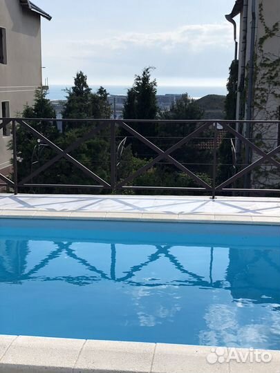 Баня на дровах с бассейном