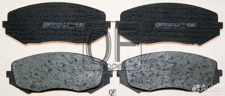 Колодки тормозные дисковые к-т qf80900 quattro