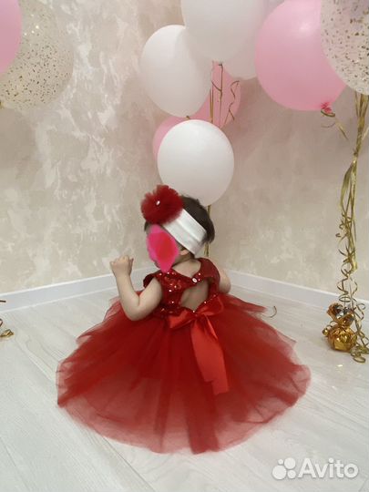 Платье для девочки (повязка и гольфы в подарок )