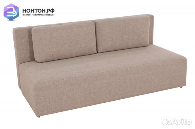Диван еврокнижка Норд без боковин светло-бежевый