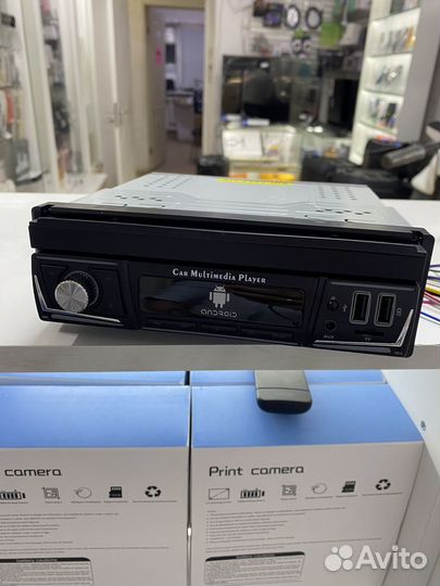 Магнитола android 7’’ с выдвижным дисплеем