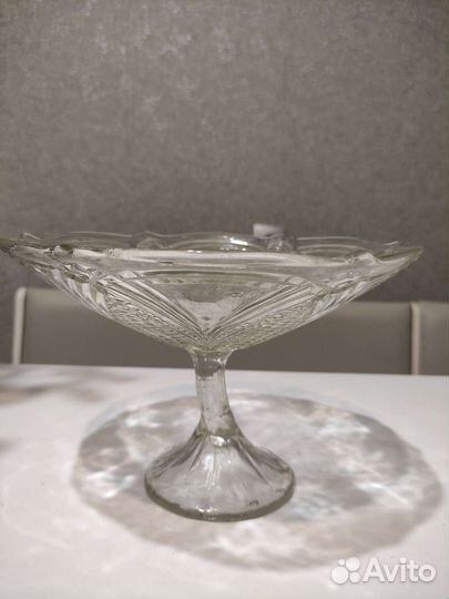 Фруктовница Ваза для фруктов на ножке СССР