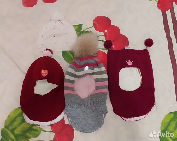 Шапка шлем для девочки