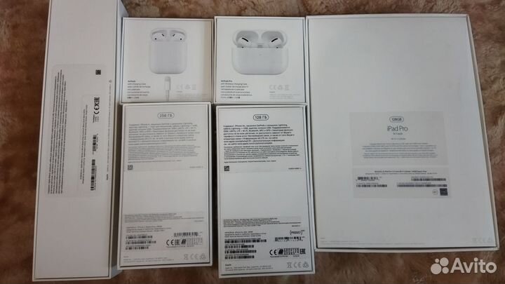 Коробки iPhone Airpods iPad Apple Watch