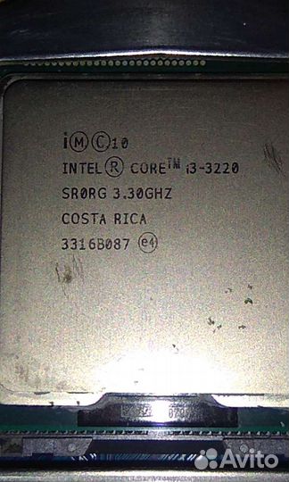 Процессор Intel core I3 3220