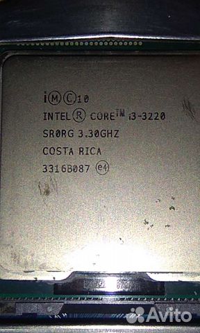 Процессор Intel core I3 3220