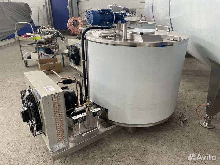 Охладитель молока 500л. Шайба