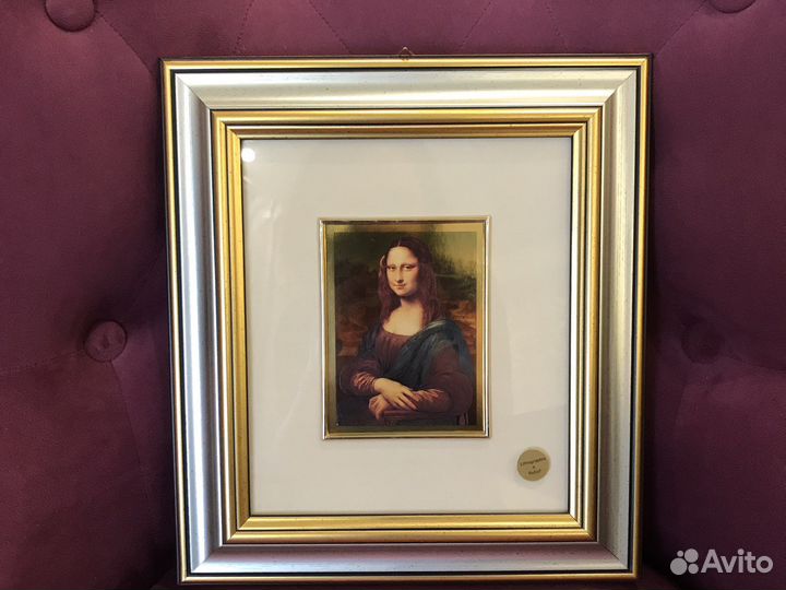 Картина репродукция Джоконда из Лувра