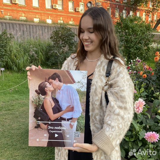 Витраж с фото / Подарок