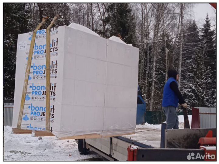 Пеноблоки газоблоки Бонолит. Доставка