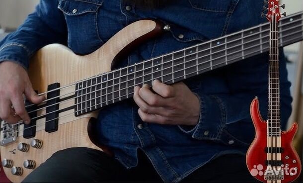Бас гитара 5 струн Cort + Аксессуары