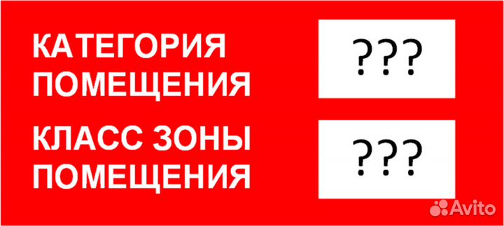 Категорирование помещений / расч пожарной нагрузки