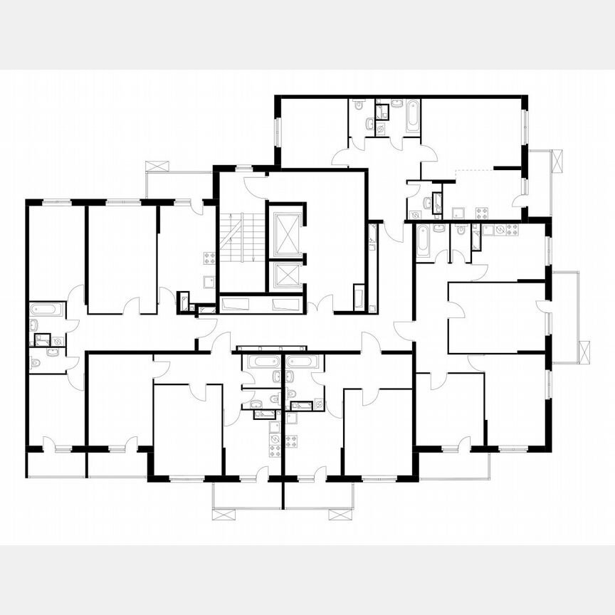 2-к. квартира, 54,6 м², 9/24 эт.