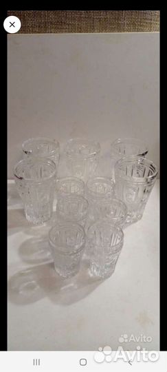 Набор стопок винтаж Бокалы