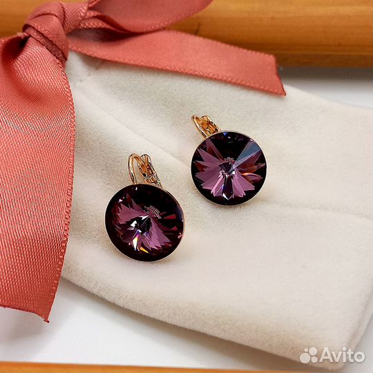 Серьги Swarovski кристаллы