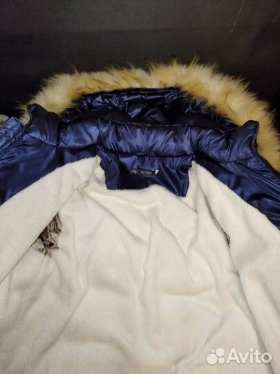 Продам зимнее полупальто для девочки