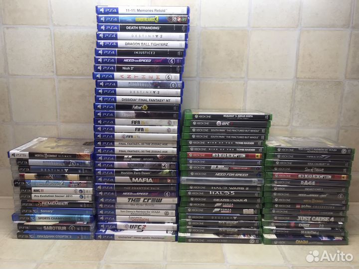 Диски на ps3, ps4, ps5, xbox one