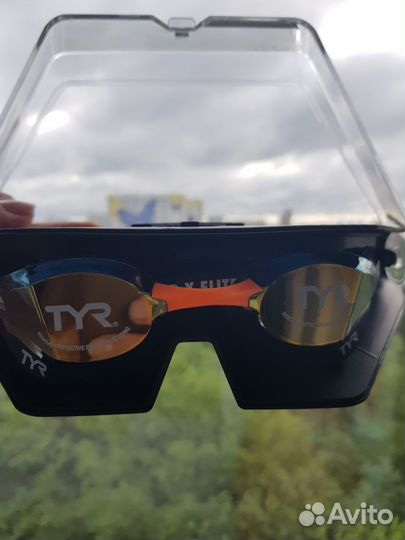 Очки TYR tracer-x elite racing mirrored новые