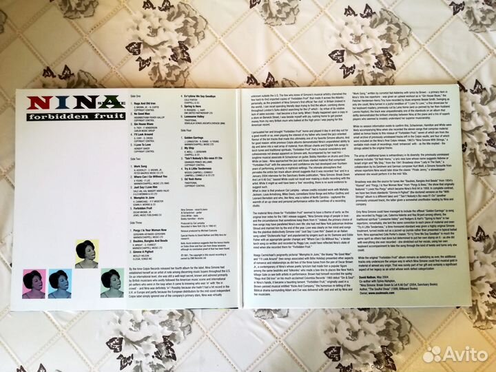Nina Simone - Forbidden Fruit / 2LP / US / 2012
