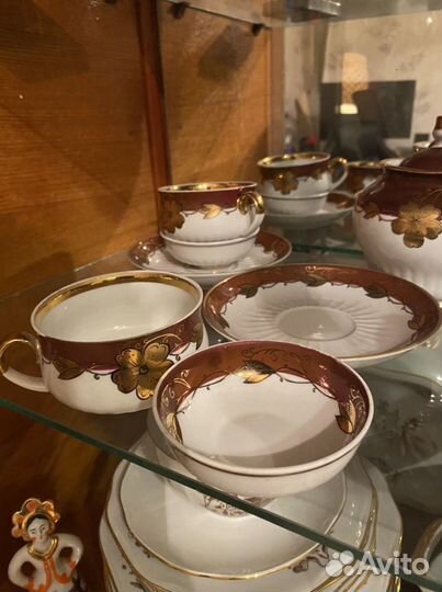Чайный сервиз дулевский фарфор