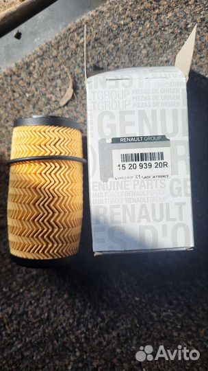 Фильтр масленный renault koleos 2017 diesel