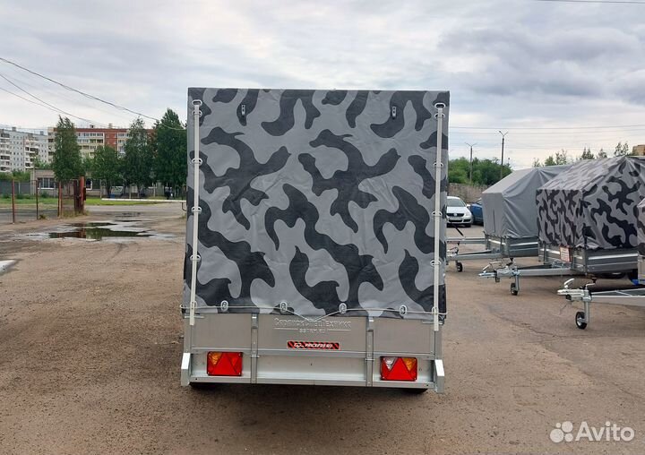 Прицеп оцинкованный 3.0х1.4 с тентом 