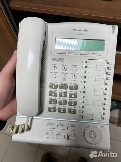 Системный телефон panasonic KX-T7665, KX-7633