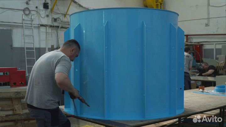 Круглая полипропиленовая купель с гарантией