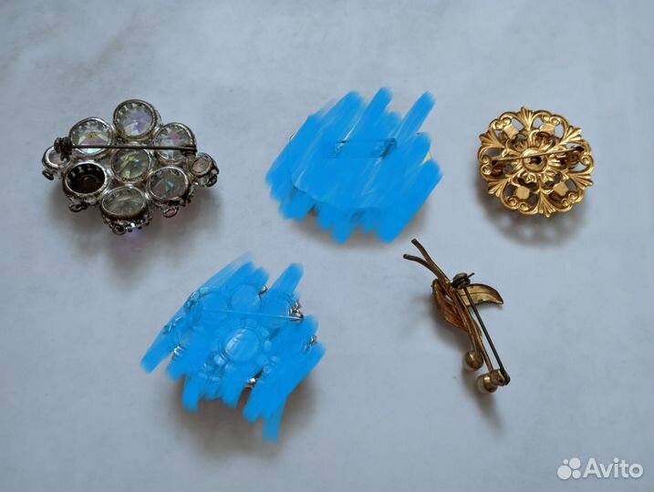Броши винтажные