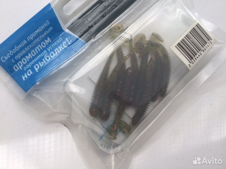 Приманки силиконовые 9 пачек