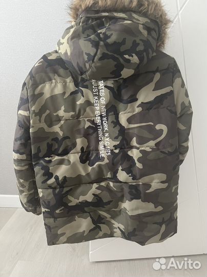 Зимняя куртка zara 140-150