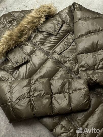 Пуховик uniqlo с мехом аляска куртка
