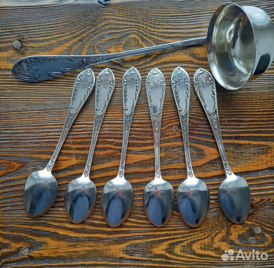 Серебряный половник серебро 875