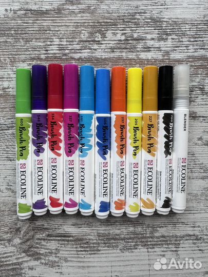 Маркеры акварельные Ecoline
