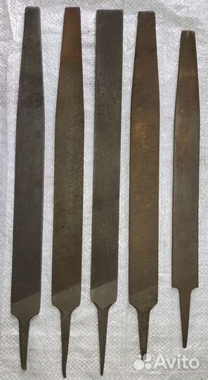 Напильник плоский круглый треугольный СССР